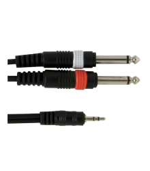 GEWA - Καλώδιο 3,5 stereo plug - 2 x 6,3 mono plug