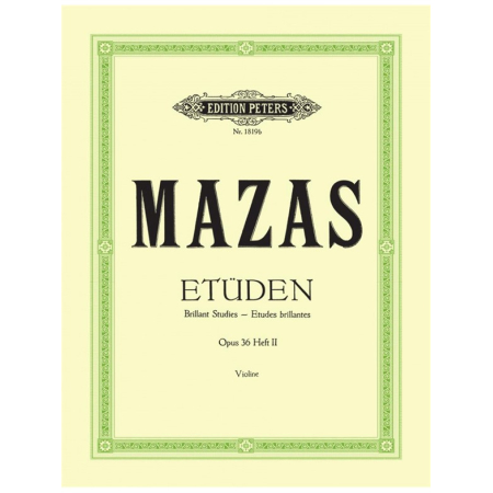 MAZAS - ETUDEN SPECIALES OP.36 PT2